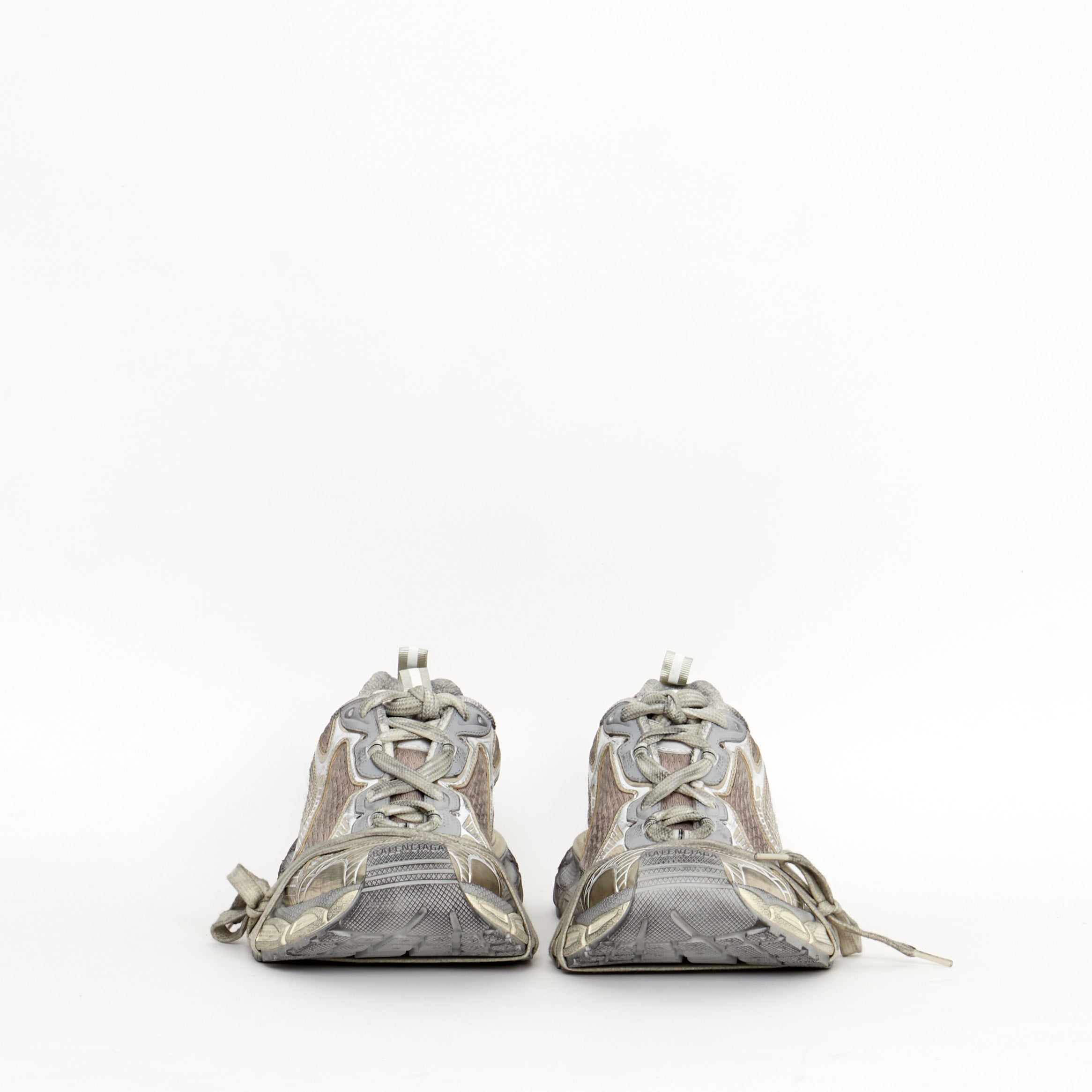 Sneakers Balenciaga 3Xl Blanc et argent