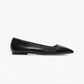 Aeyde Ida Nappa Black Ballerina Flats