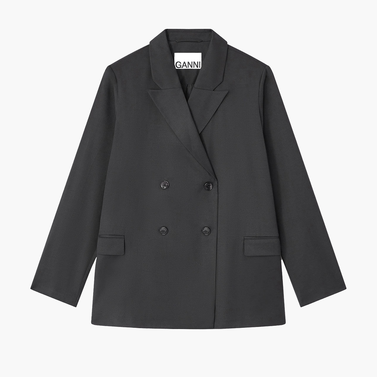 Blazer Ganni Laine Noir