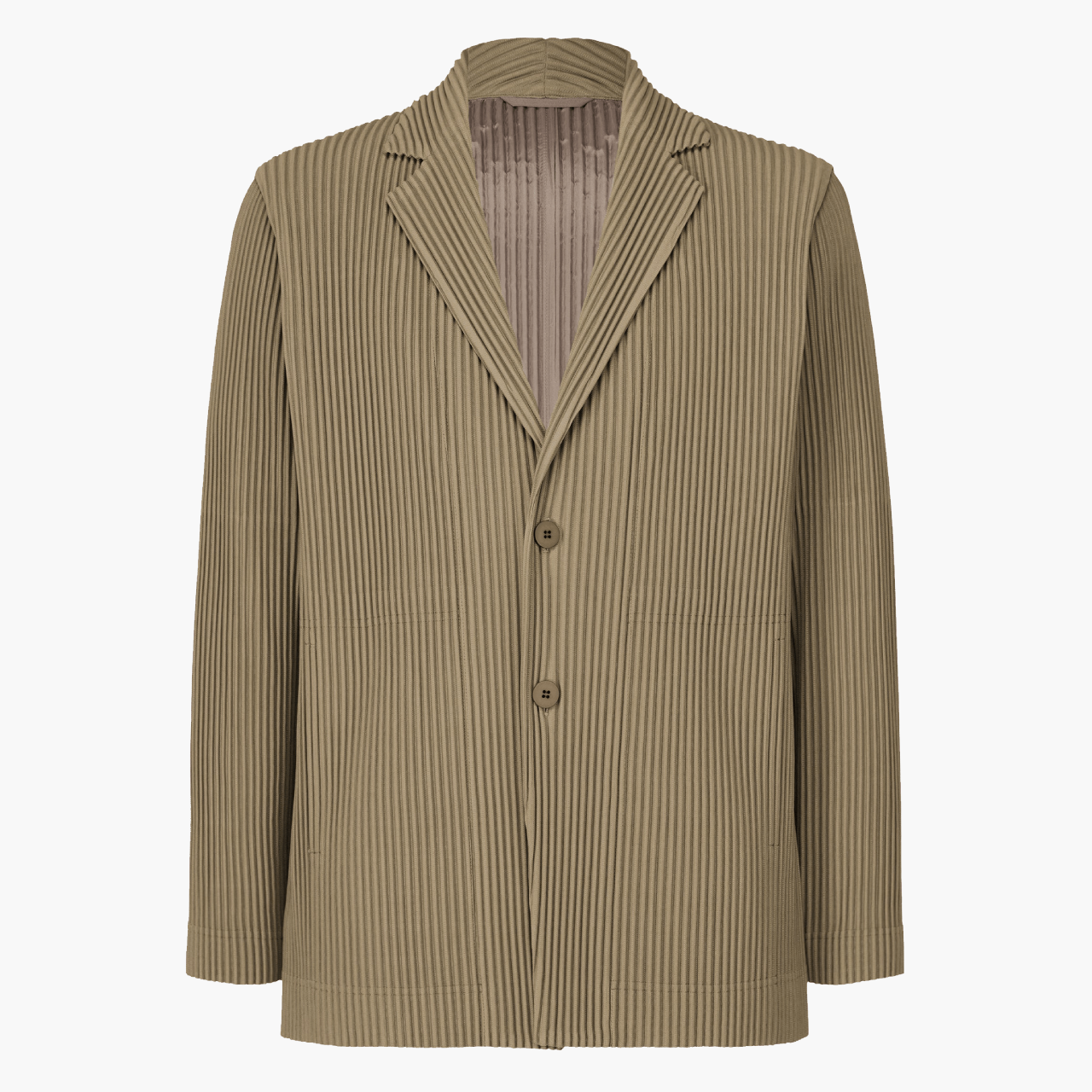 Blazer Homme Plissé Gris