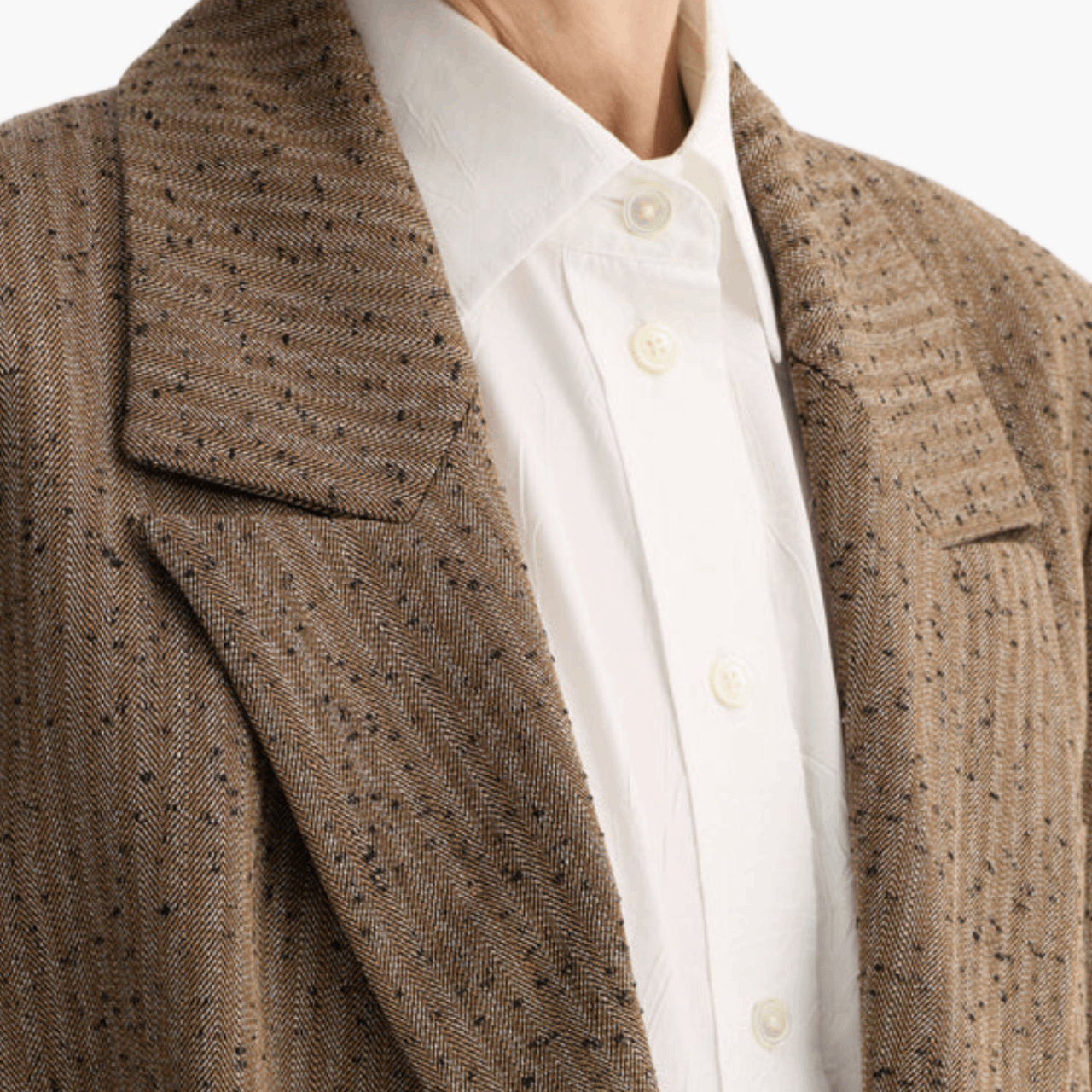 Blazer Double Breasted Herringbone