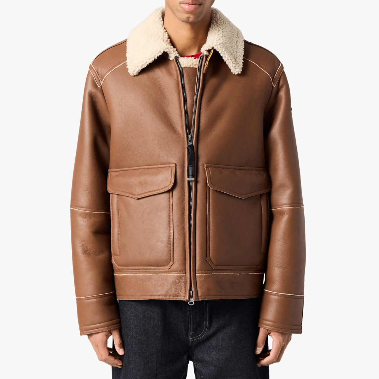 Blouson Parajumpers Rodney Special cuir Clay