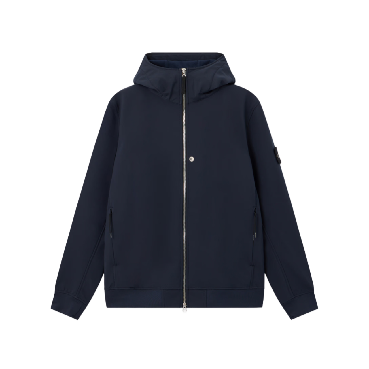 Blouson Stone Island Redye Soft Shell bleu marine