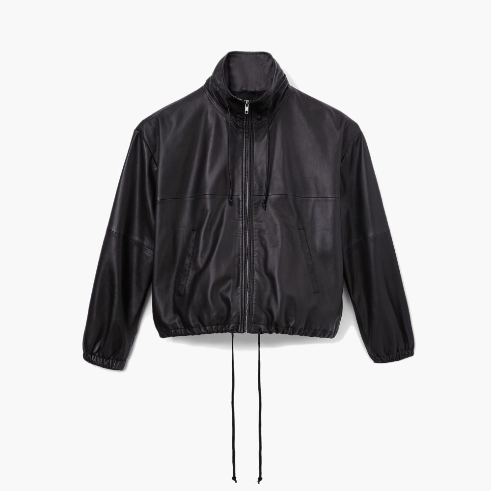 Bomber en cuir nappa “Jordan”