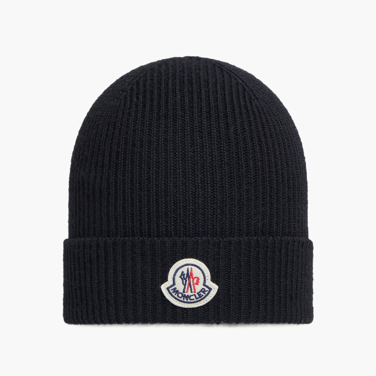 Bonnet Moncler en laine noire