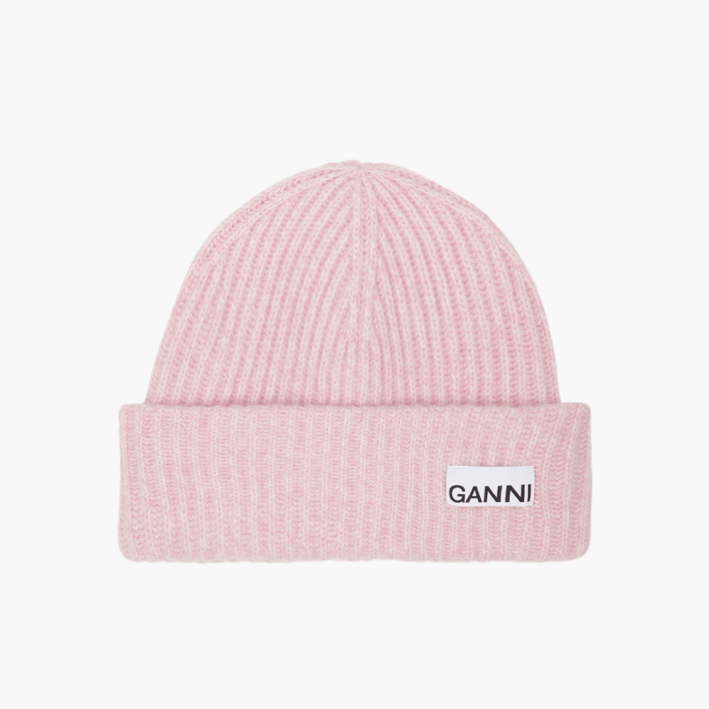 Bonnet oversize en laine côtelée