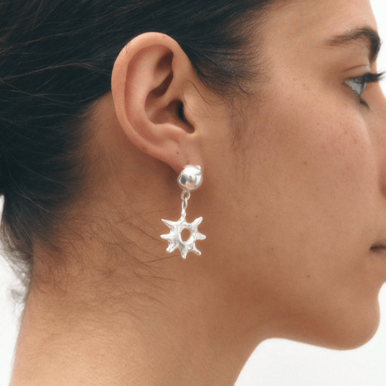 Simuero Recycled Silver Alba Earrings