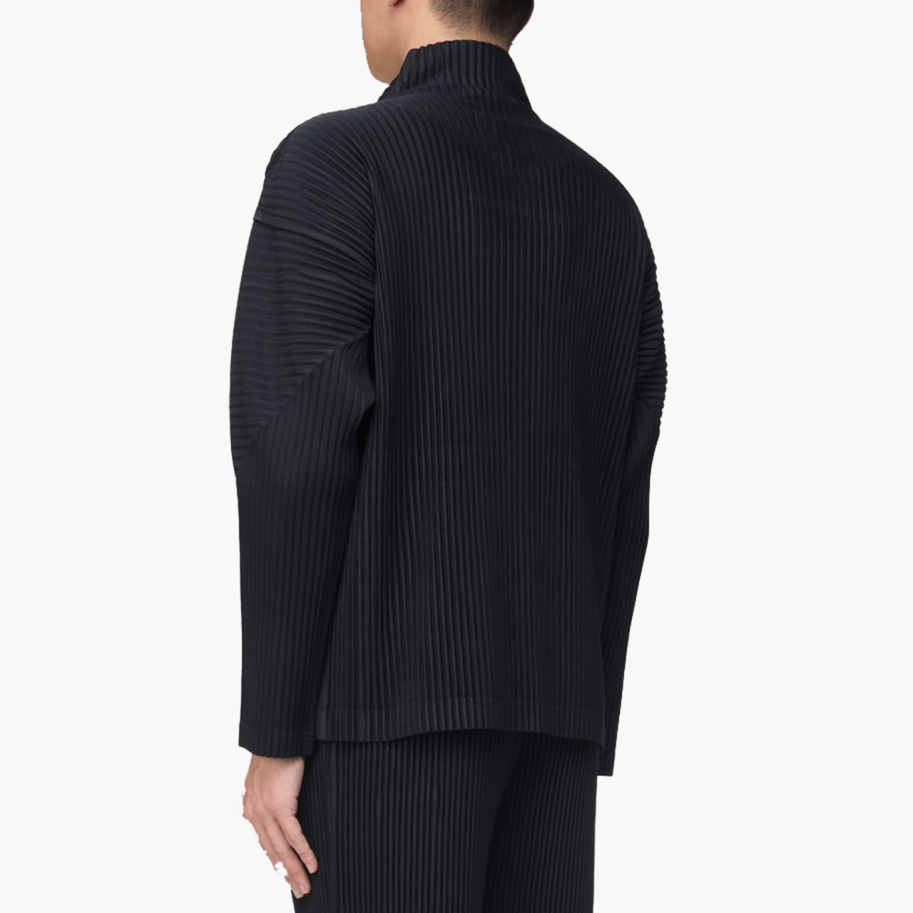 Cardigan Homme Plissé Noir