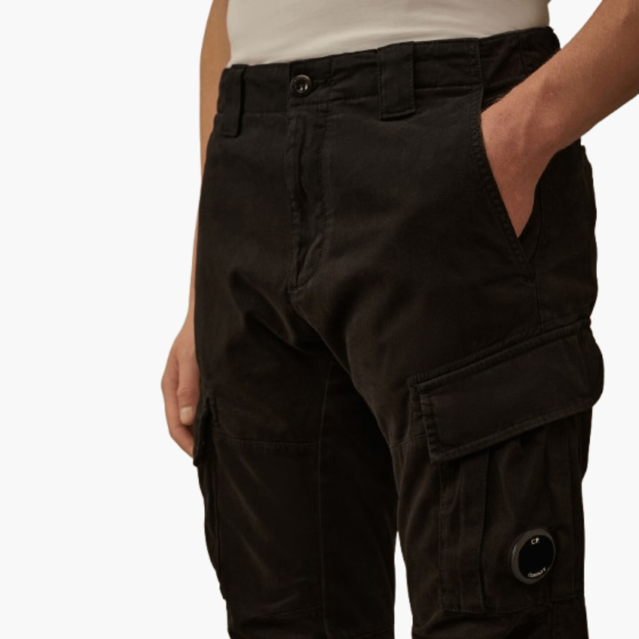 Cargo C.P. Company noir stretch satin