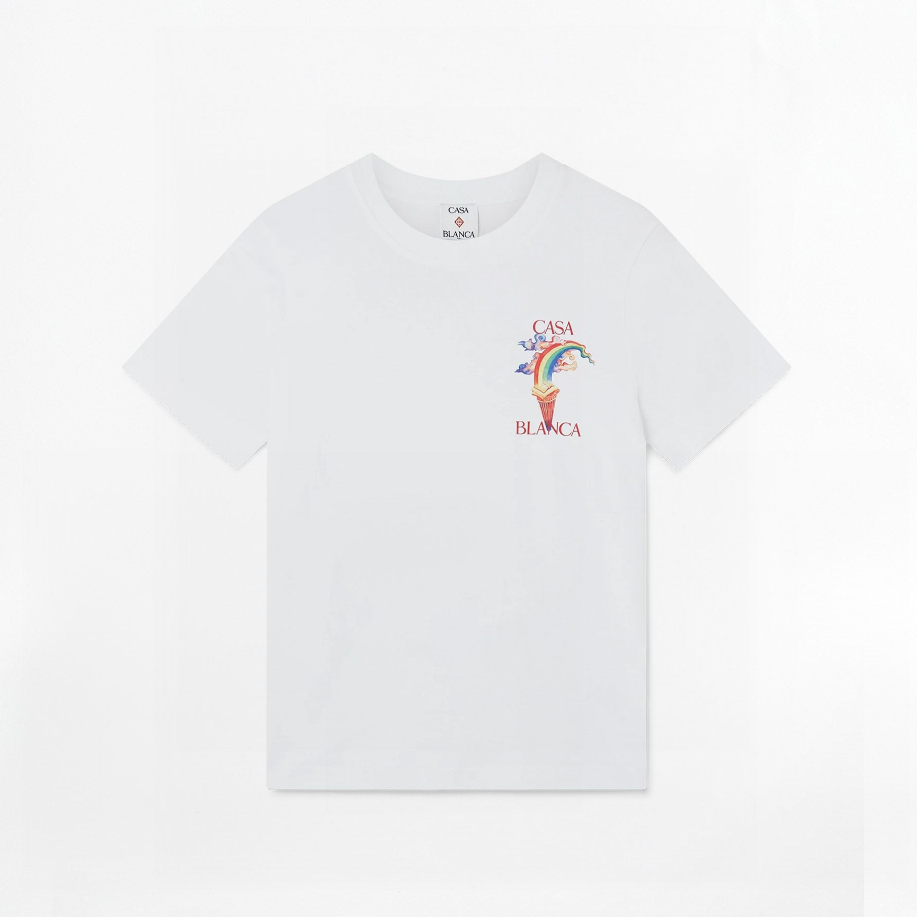 T-shirt Casablanca Nature's Teacher Blanc
