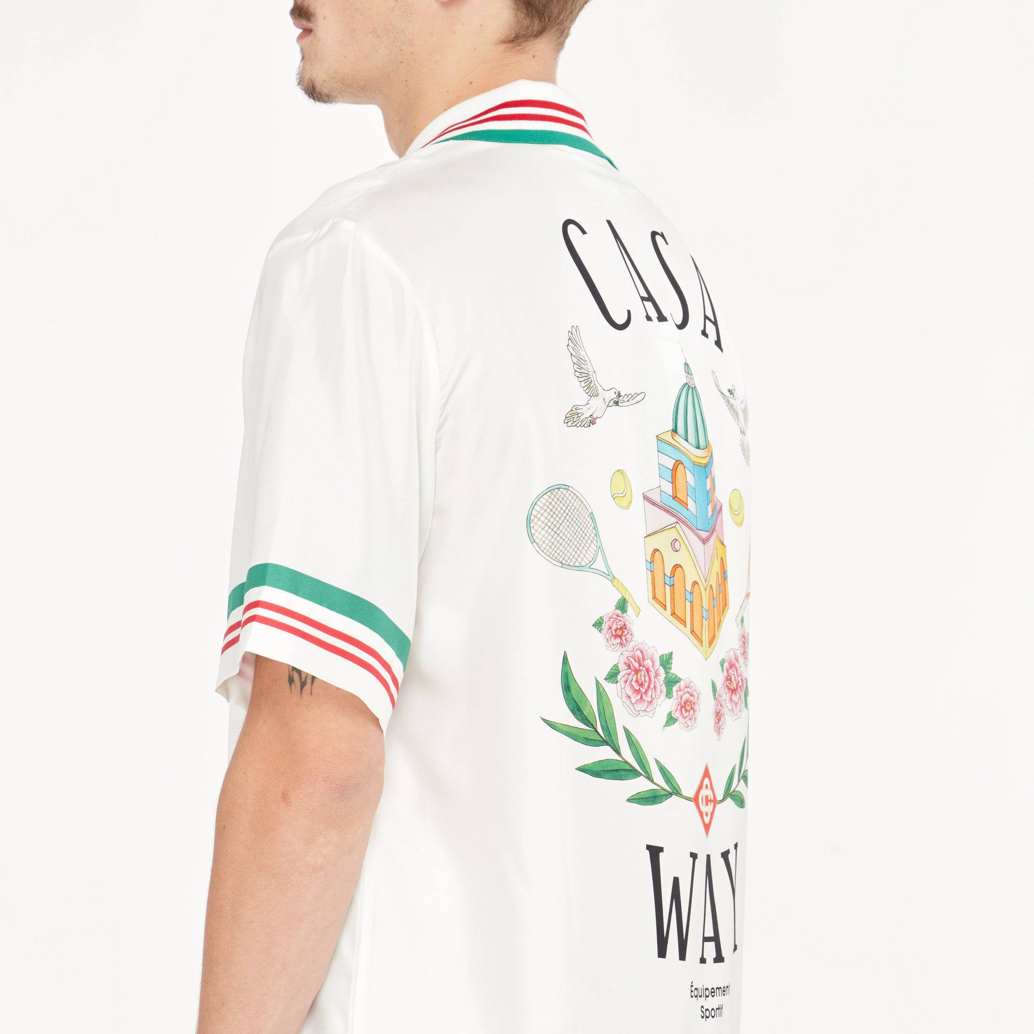 Chemise Casablanca Manches Courtes Casa Way Blanche