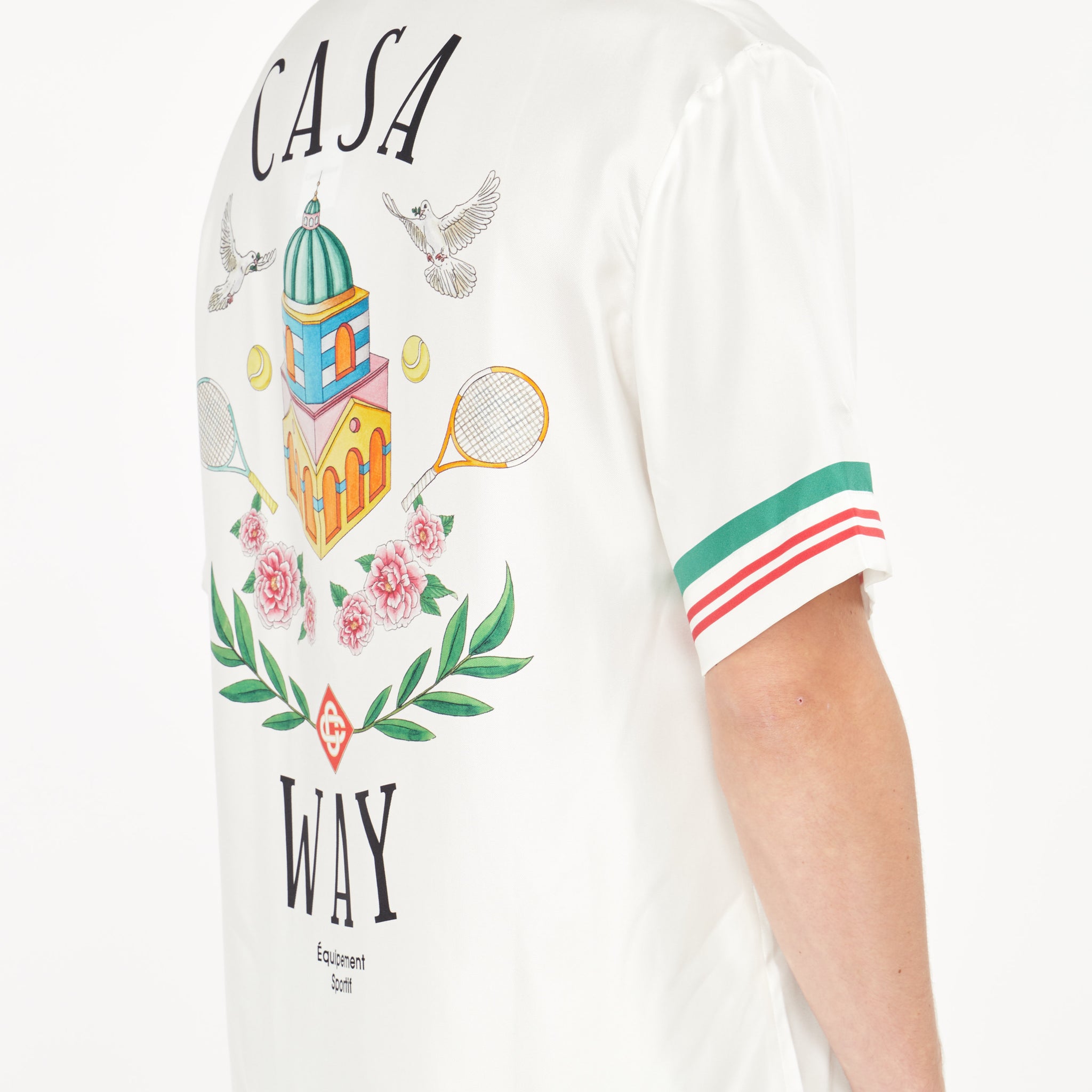 Chemise Casablanca Manches Courtes Casa Way Blanche