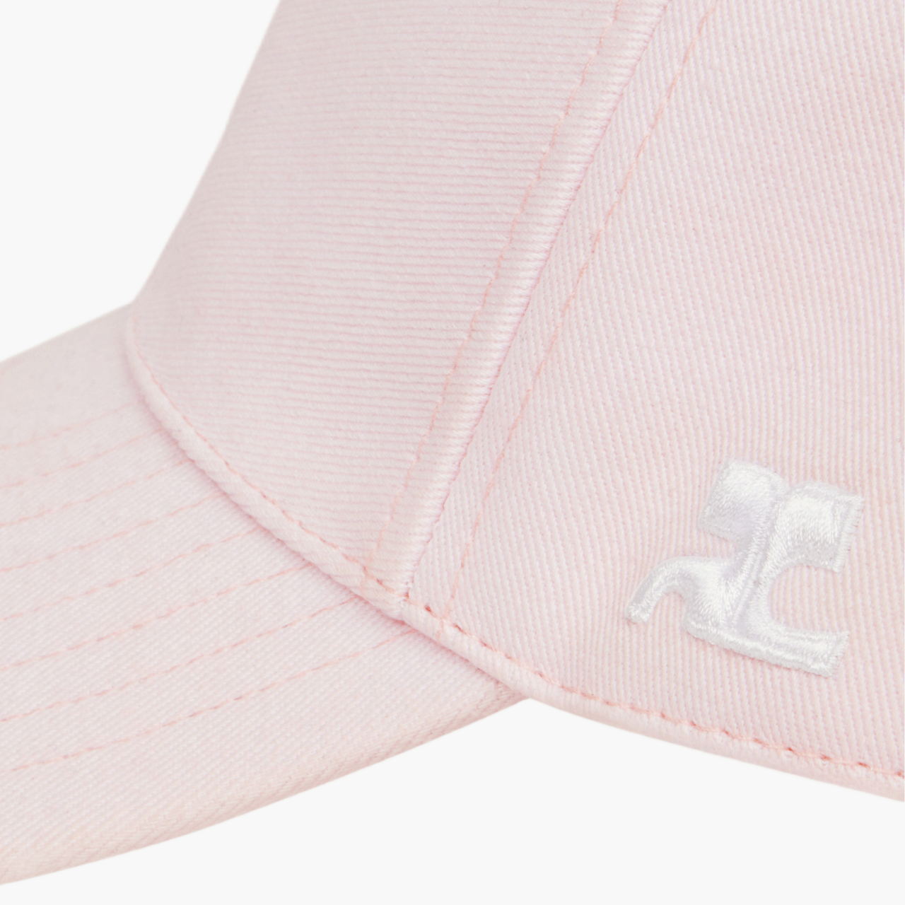 Casquette signature AC en coton — Rose pâle