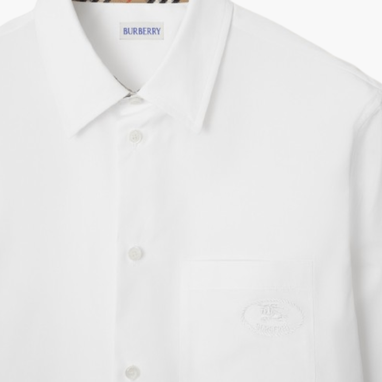 Chemise Burberry popeline blanche