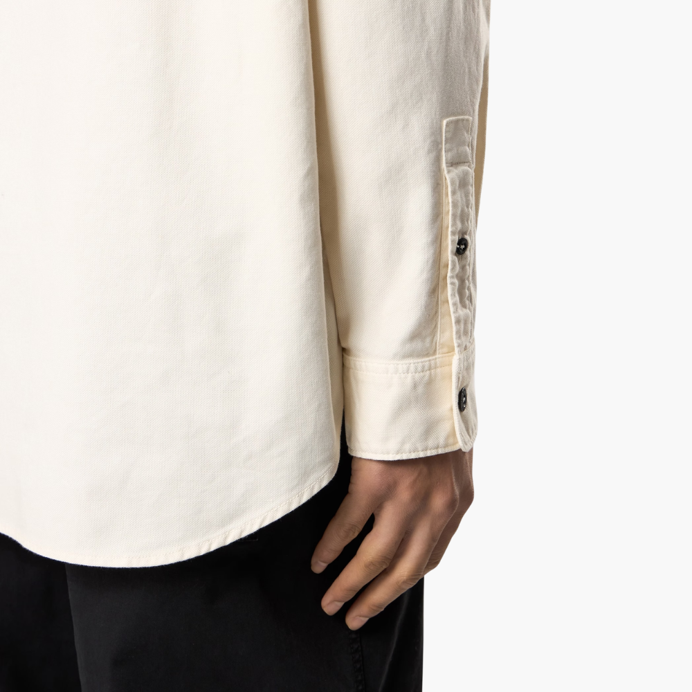 Oxford shirt with embroidered logo