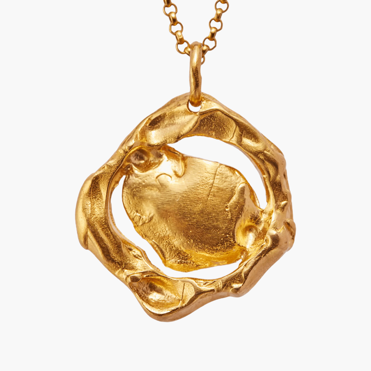 Collier Amuleto Plaqué Or Simuero