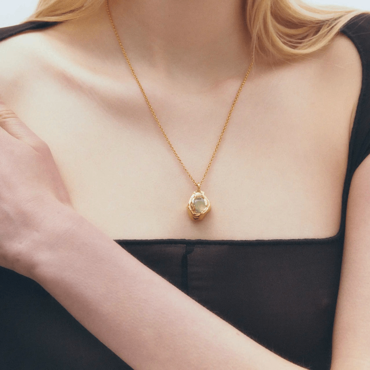 Collier Néctar Uva Plaqué Or Simuero