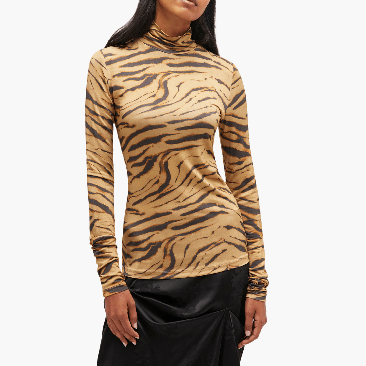 Col roulé Ganni Zébré