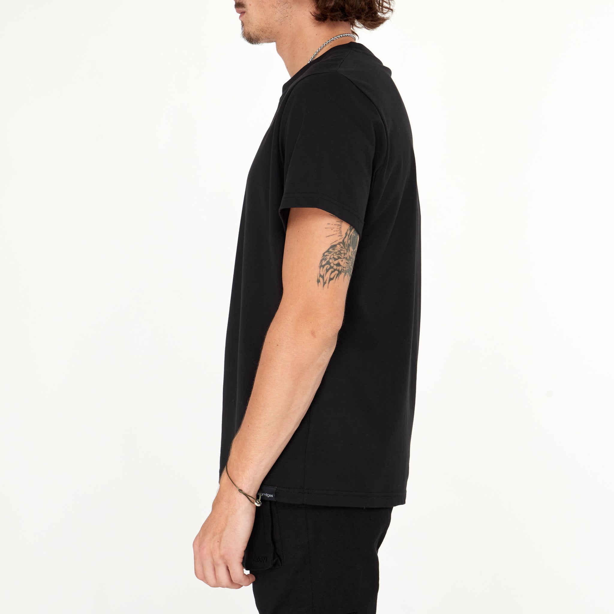 T-shirt Courrèges à Logo Noir