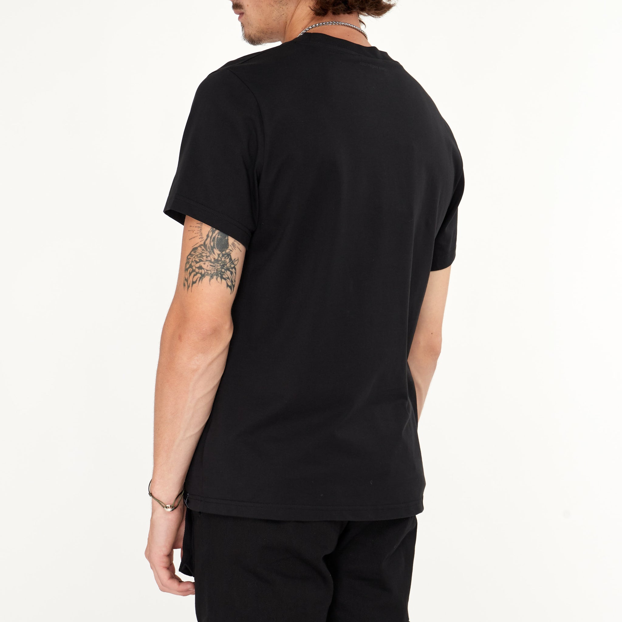 T-shirt Courrèges à Logo Noir