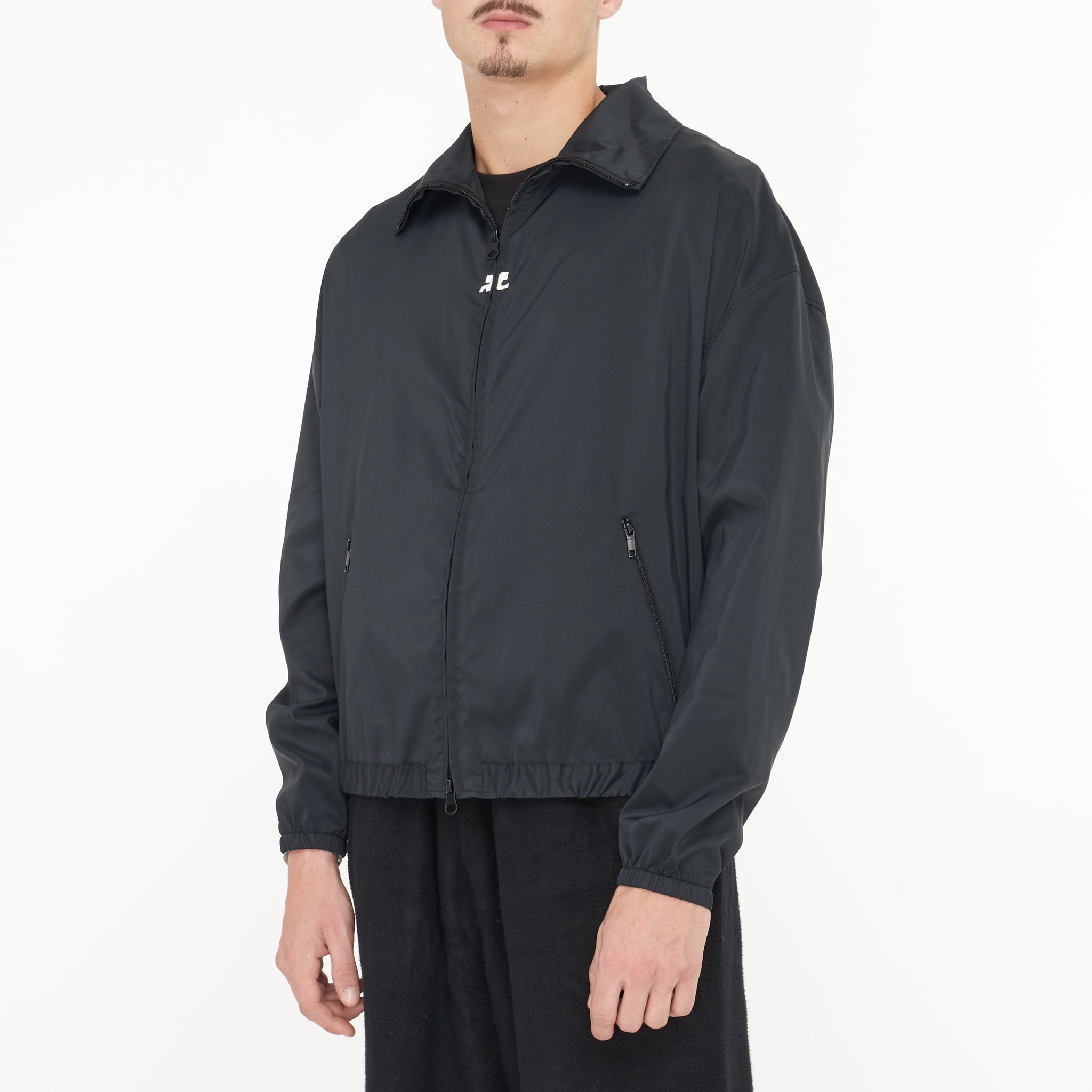 Veste Courrèges Tracksuit en Nylon Noir