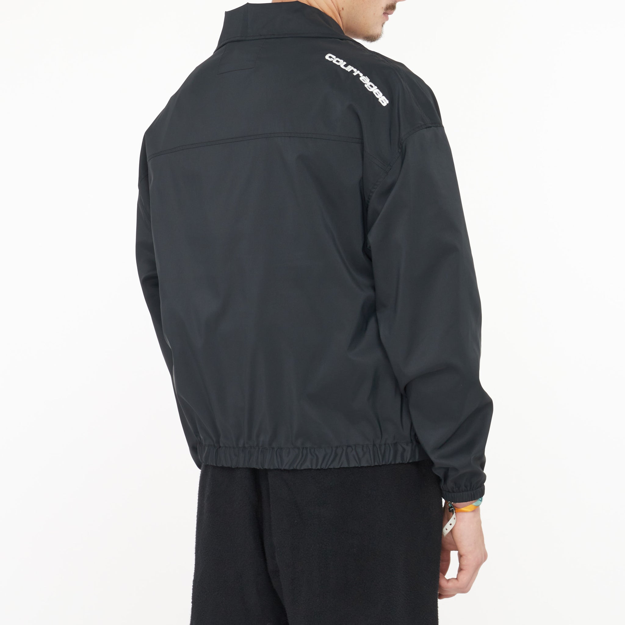 Veste Courrèges Tracksuit en Nylon Noir
