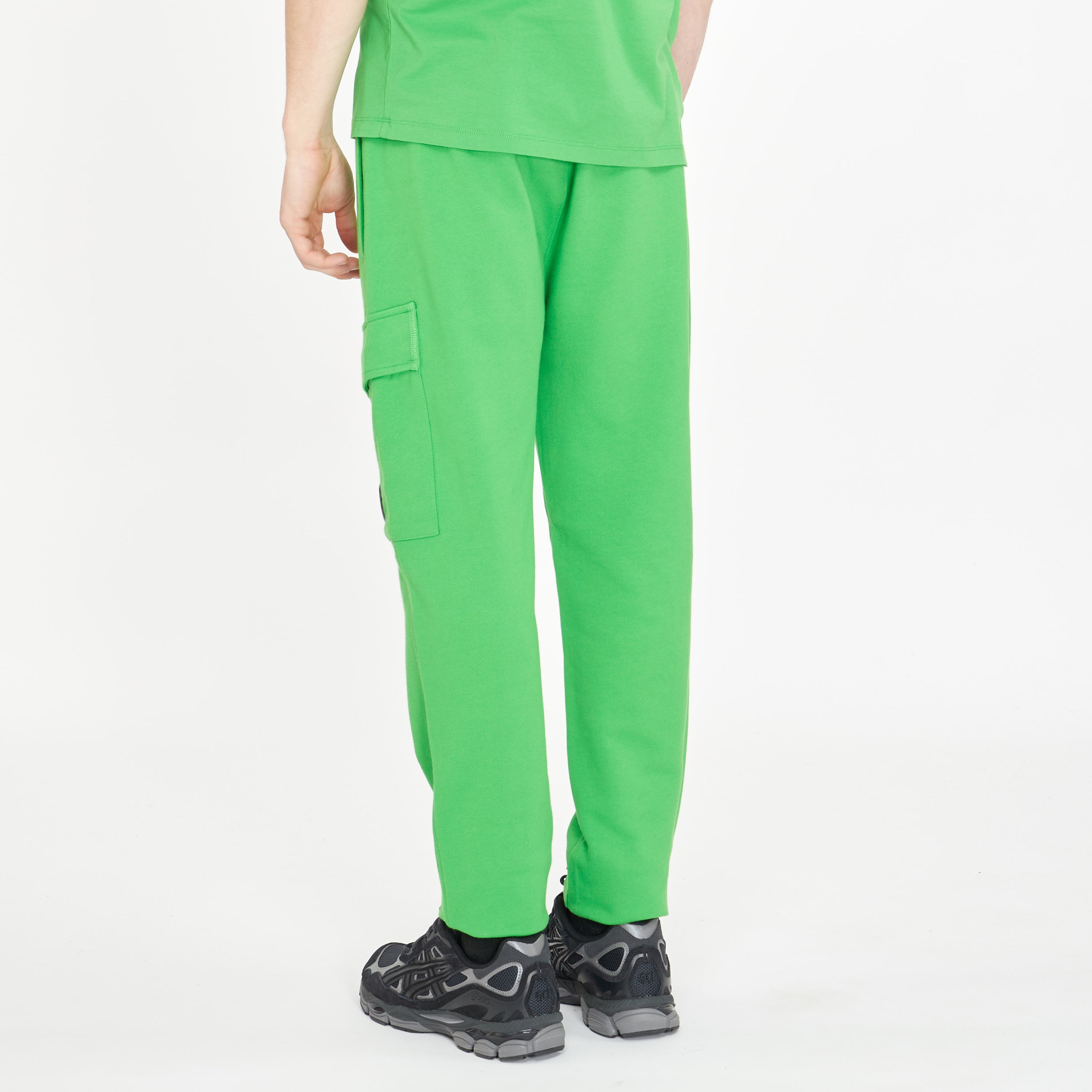 Pantalon Jogging Cp Company Diagonal Raised Fleece Vert