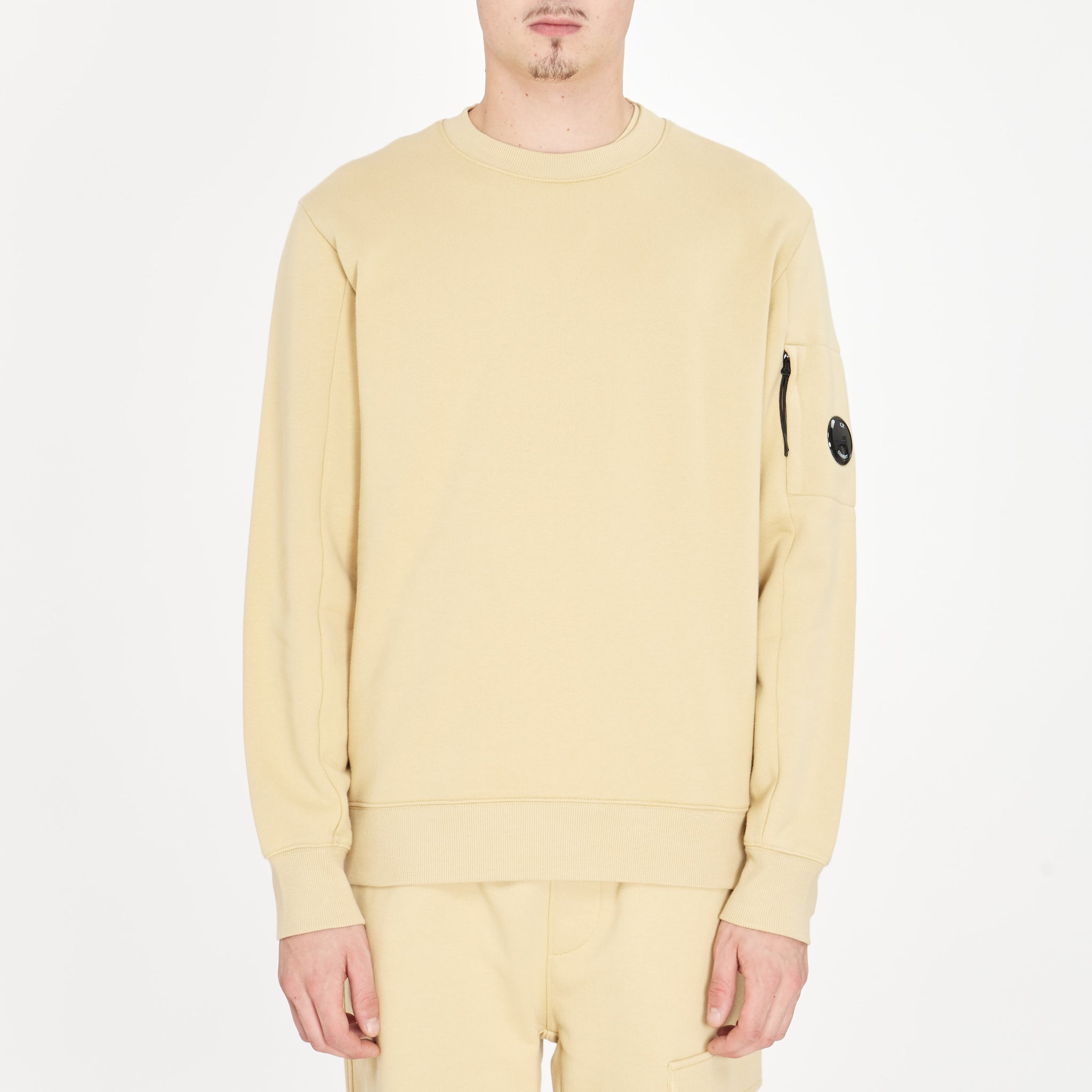 Pull Crewneck Cp Company Diagonal Raised Fleece