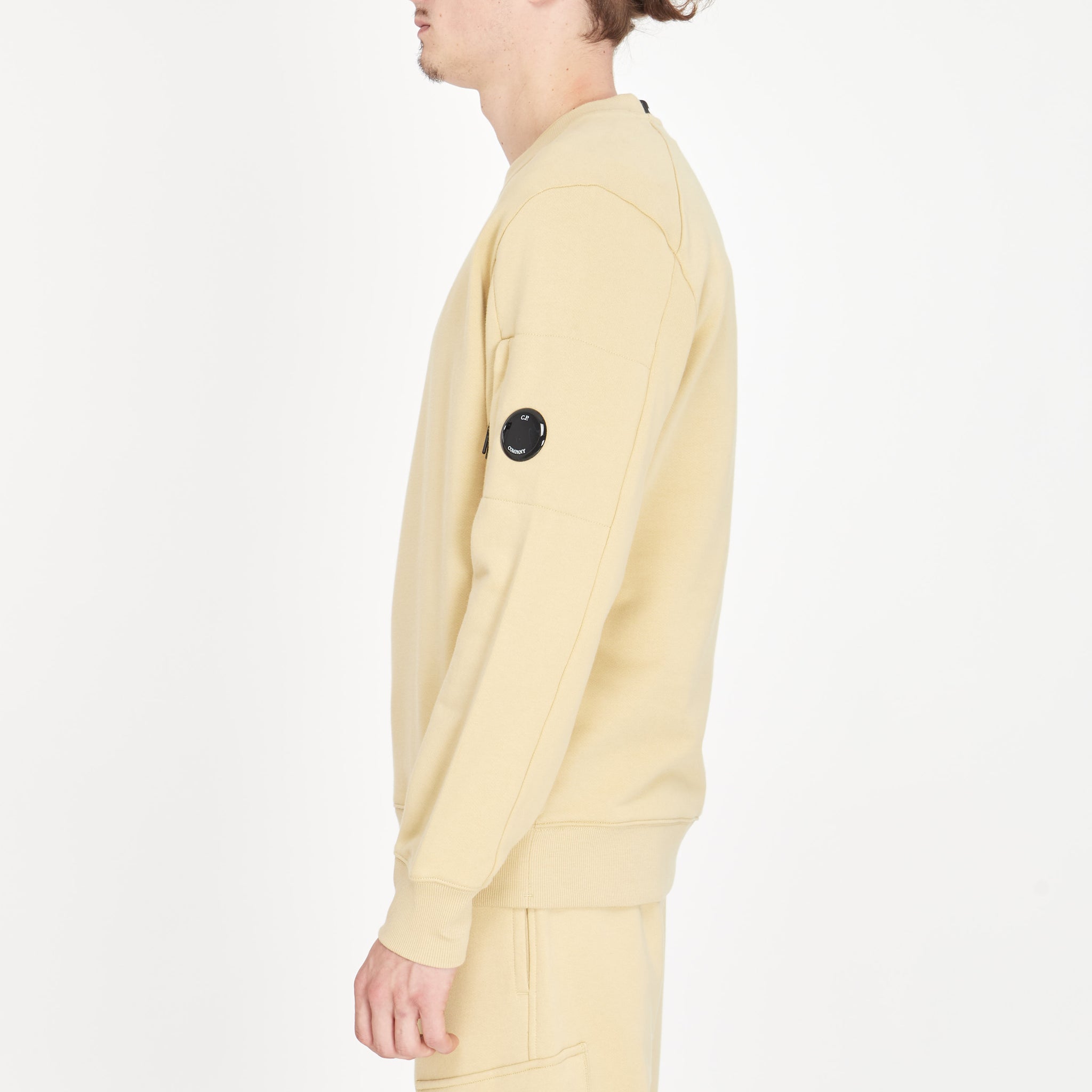 Pull Crewneck Cp Company Diagonal Raised Fleece