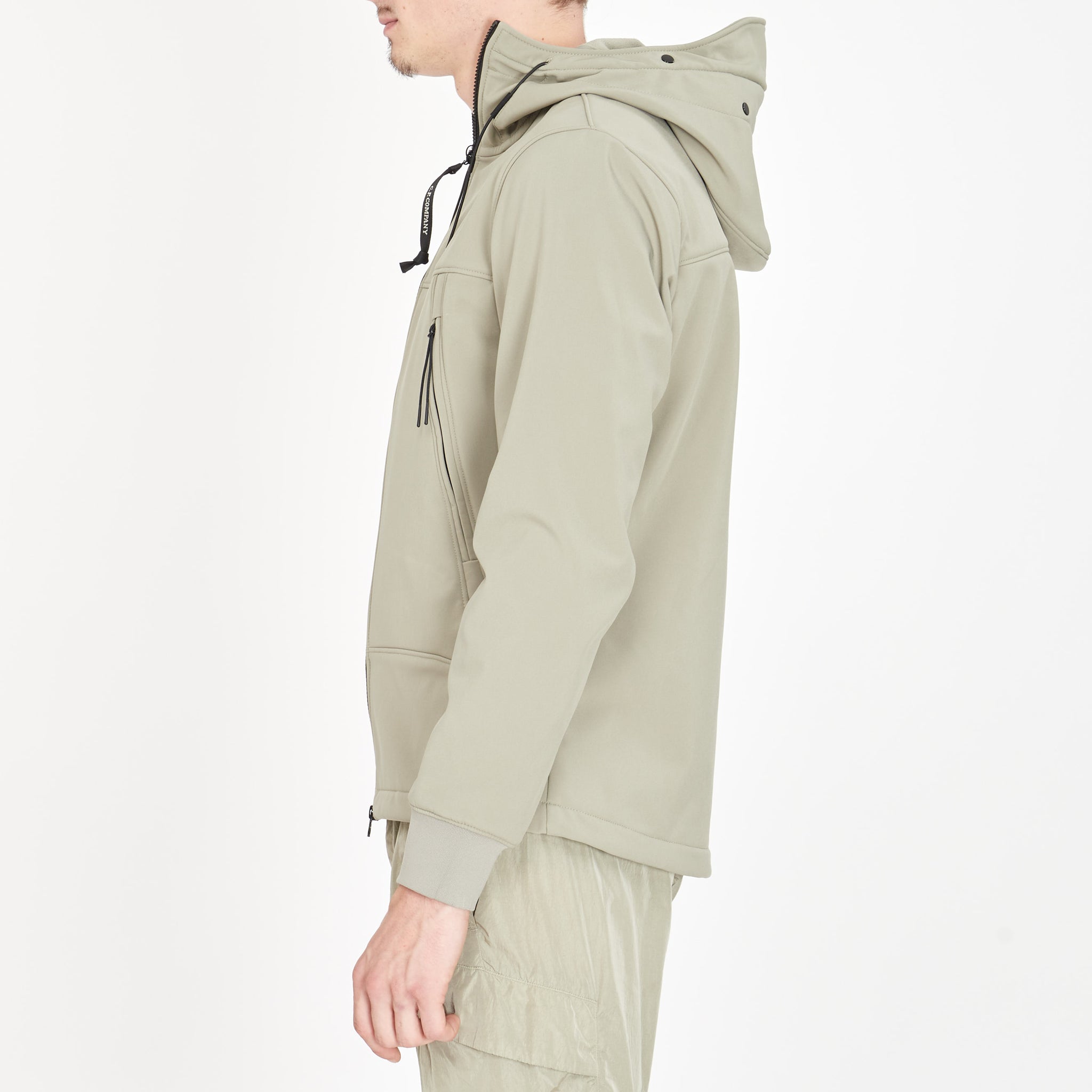 Veste Cp Company Shell-R Goggle Beige