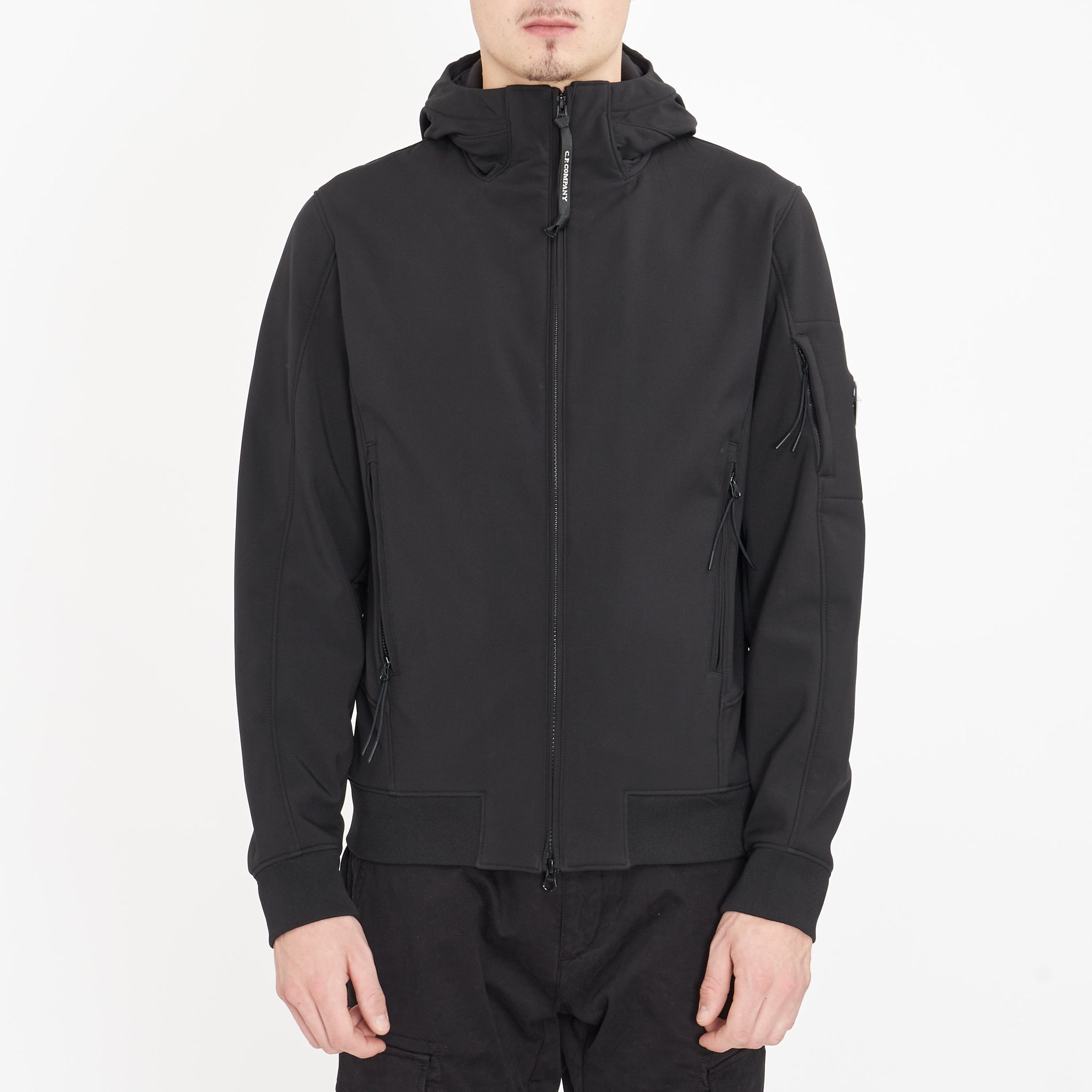 Veste Cp Company Shell-R Hooded Noir
