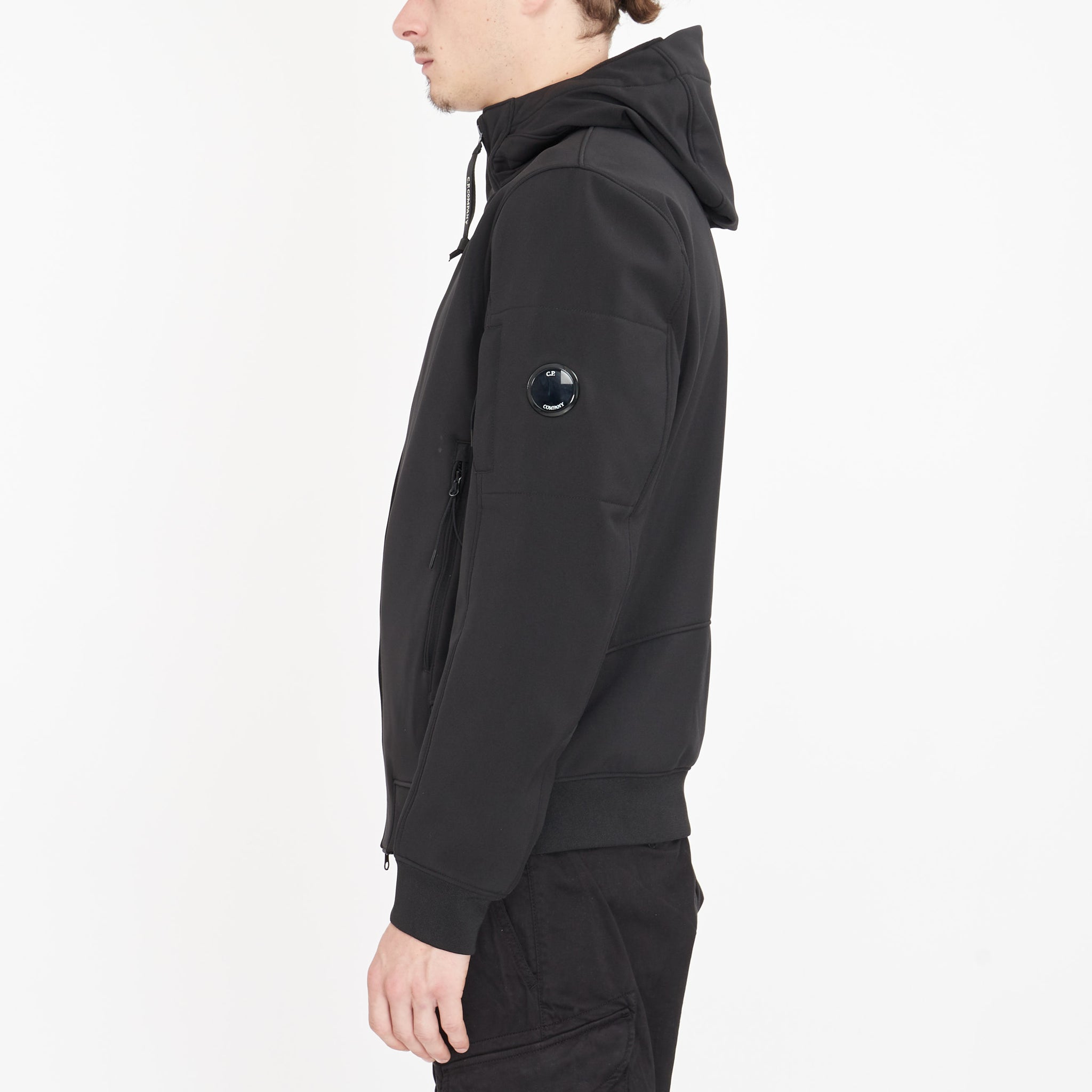 Veste Cp Company Shell-R Hooded Noir