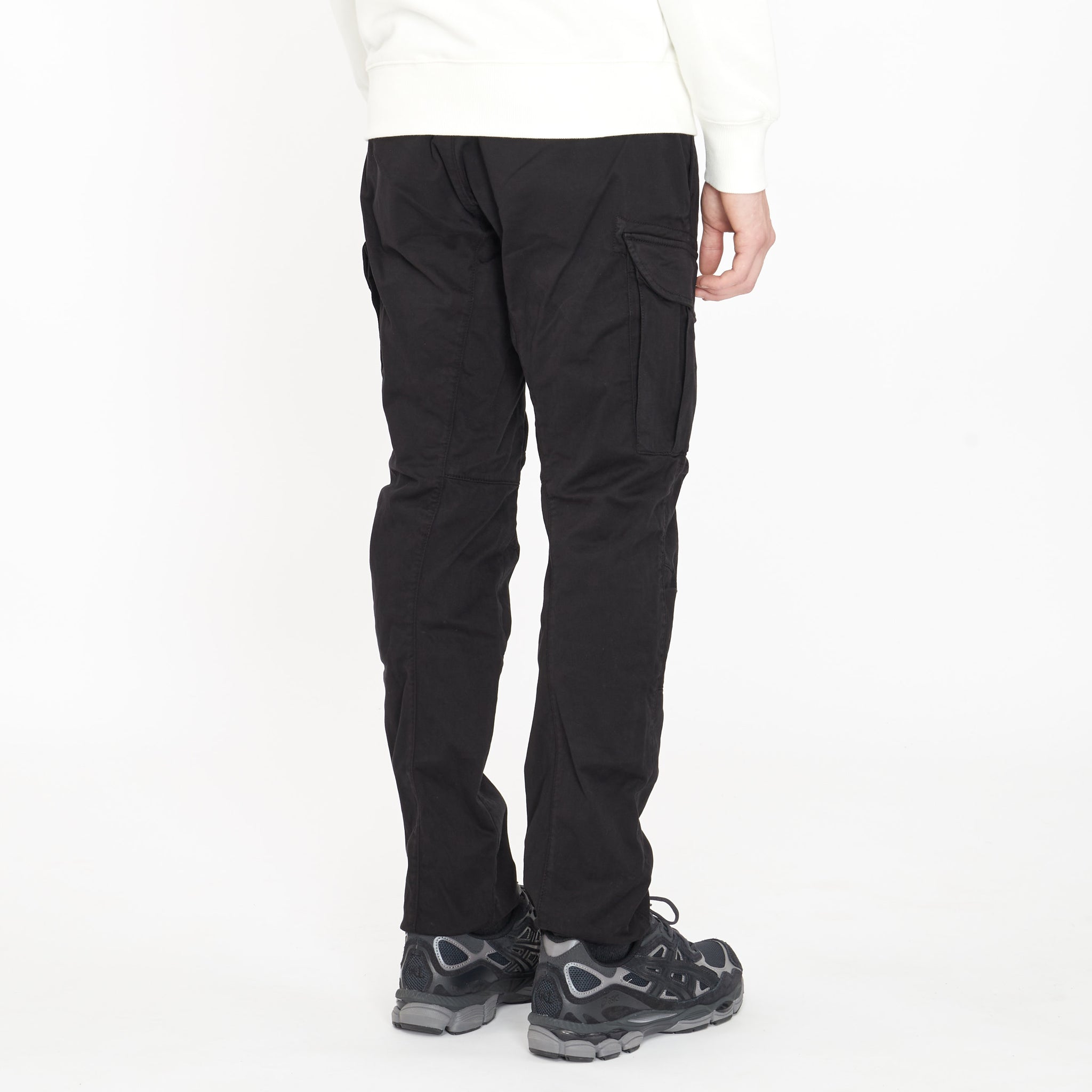 Pantalon Cargo Cp Company Stretch Sateen Noir