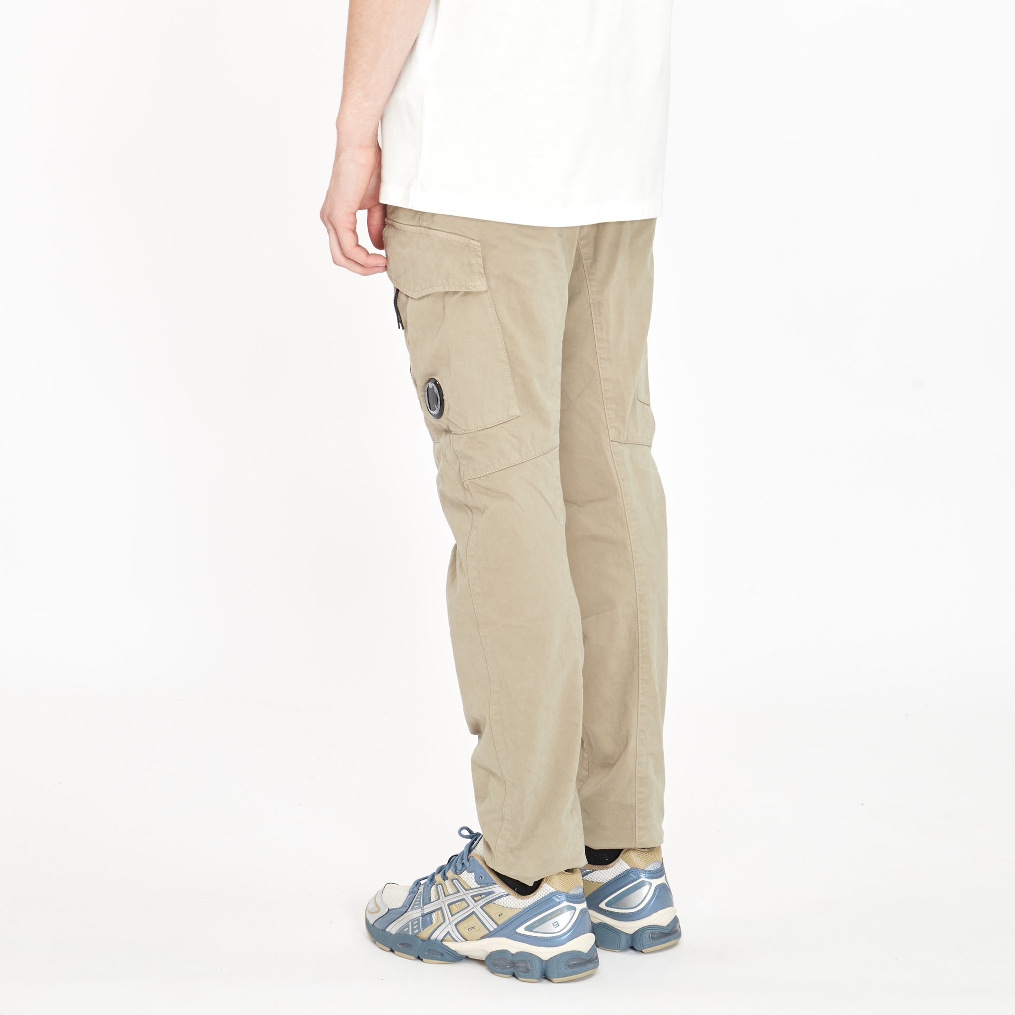 Pantalon Cargo Cp Company Stretch Sateen Ergonomic Sauge