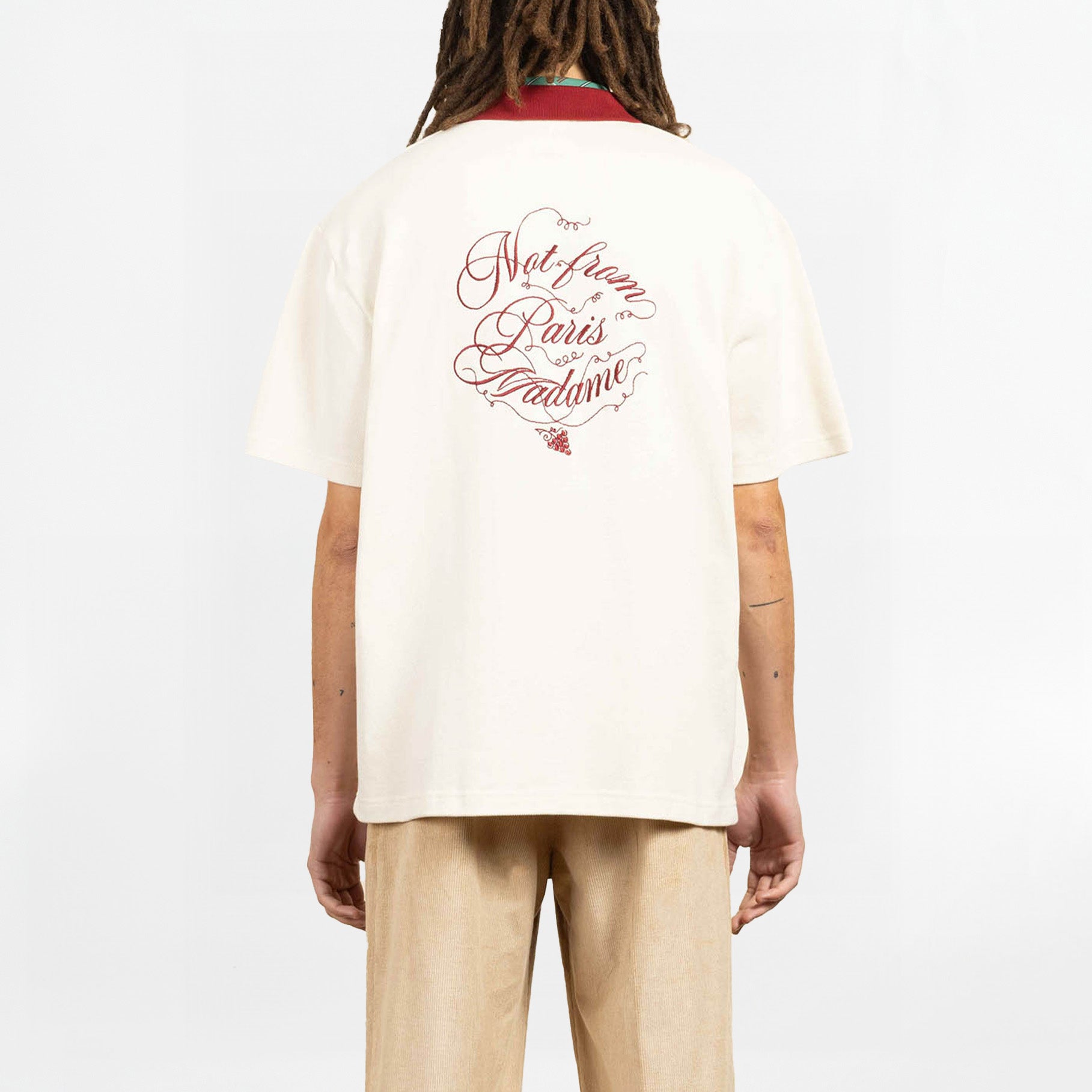 La Chemise Piquée Slogan Vignes Drôle De Monsieur