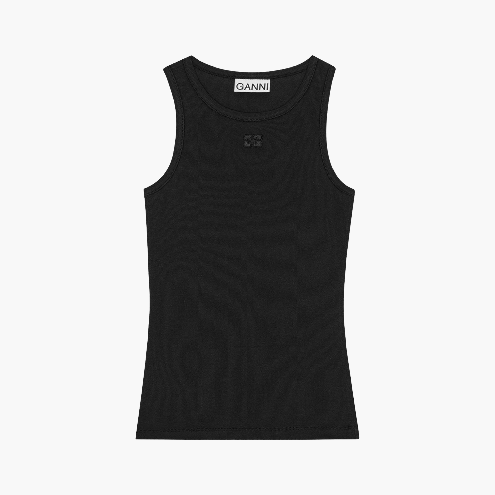 Débardeur côtelé en coton doux