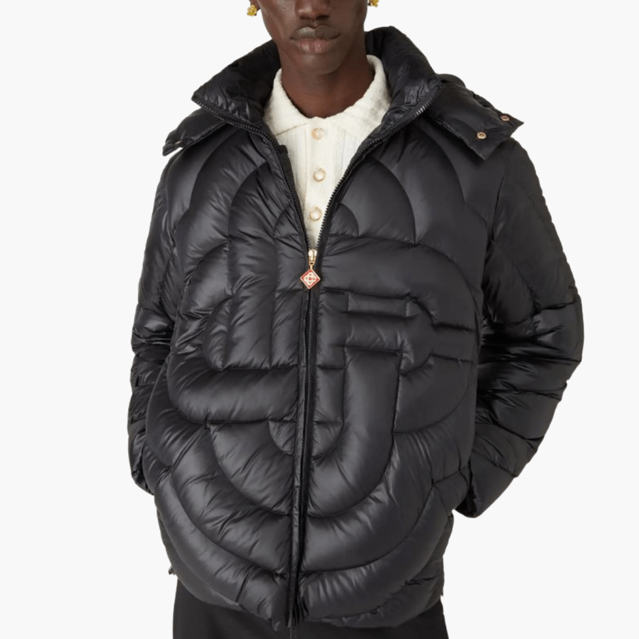 Doudoune Casablanca Monogram noire