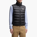 Moncler sleeveless black down jacket