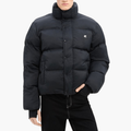 Courrèges black nylon down jacket
