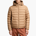 Vermilion Beige Short Puffer Jacket