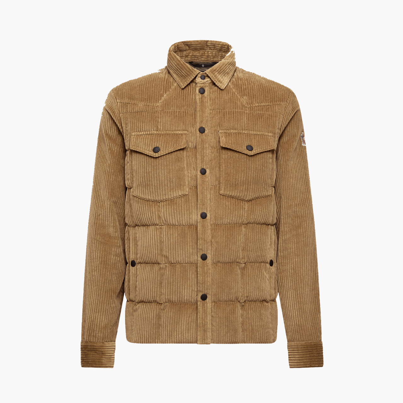 Doudoune chemise Moncler Gelt beige