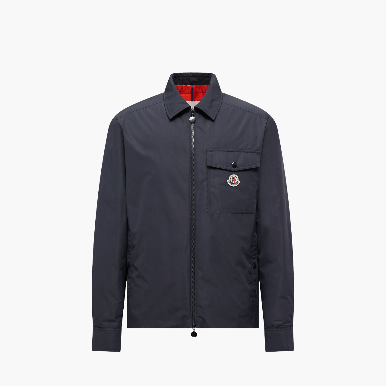 Moncler Vigeon blue puffer shirt jacket