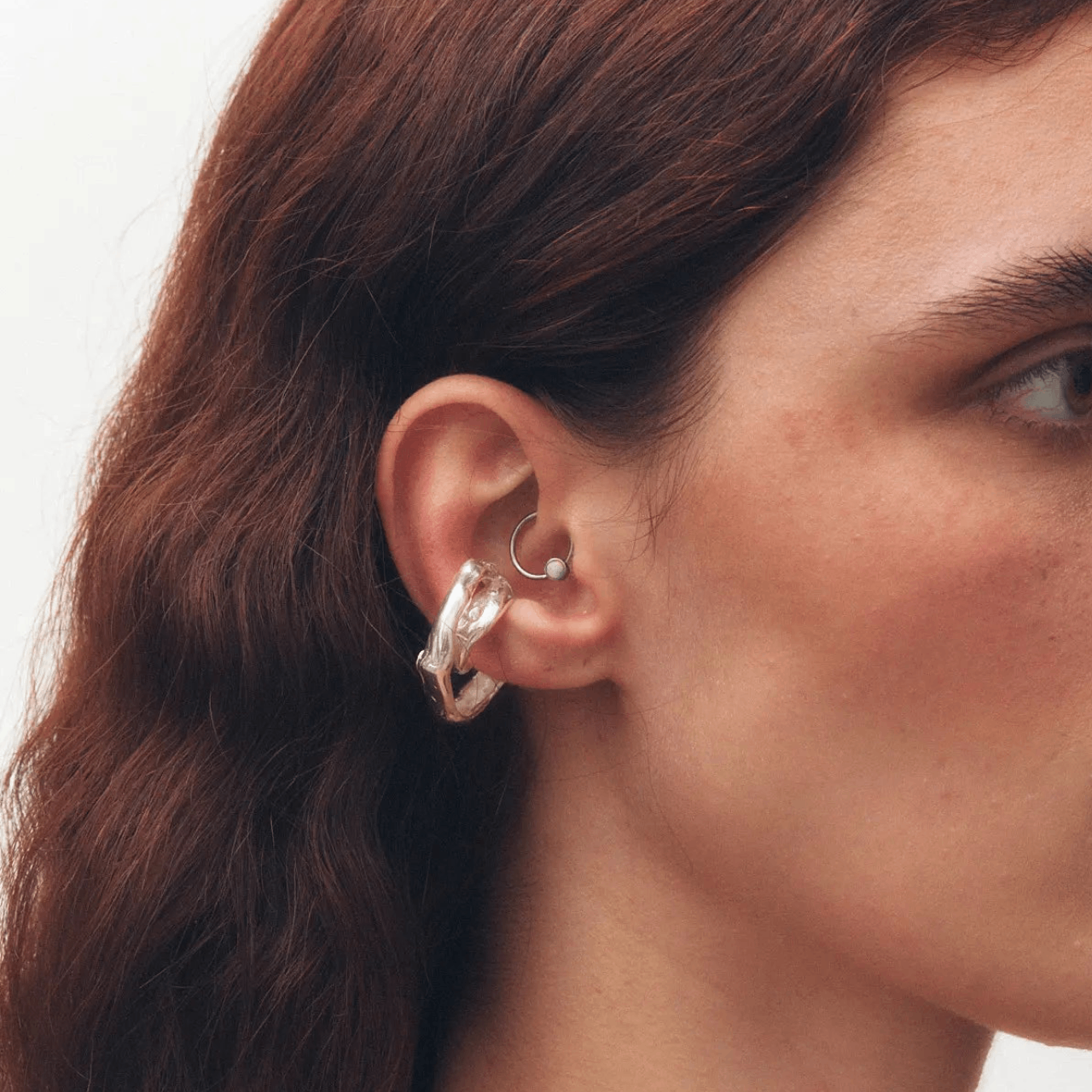 Simuero Recycled Silver Lúa Earrings