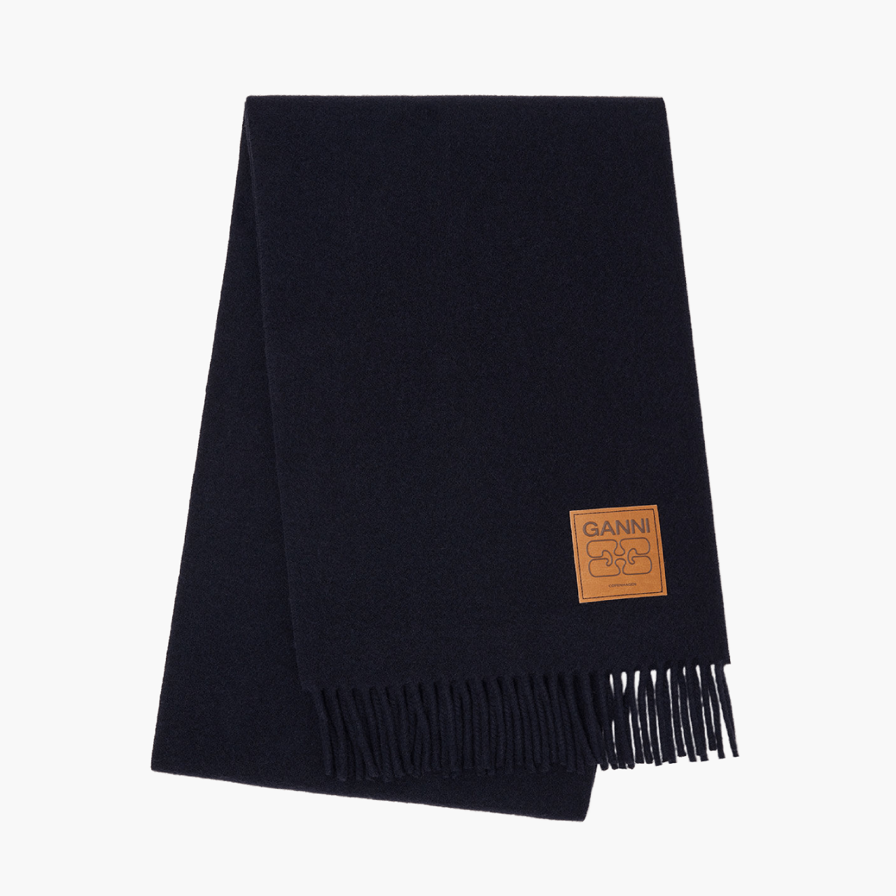 Écharpe Ganni Bleu Sky Captain