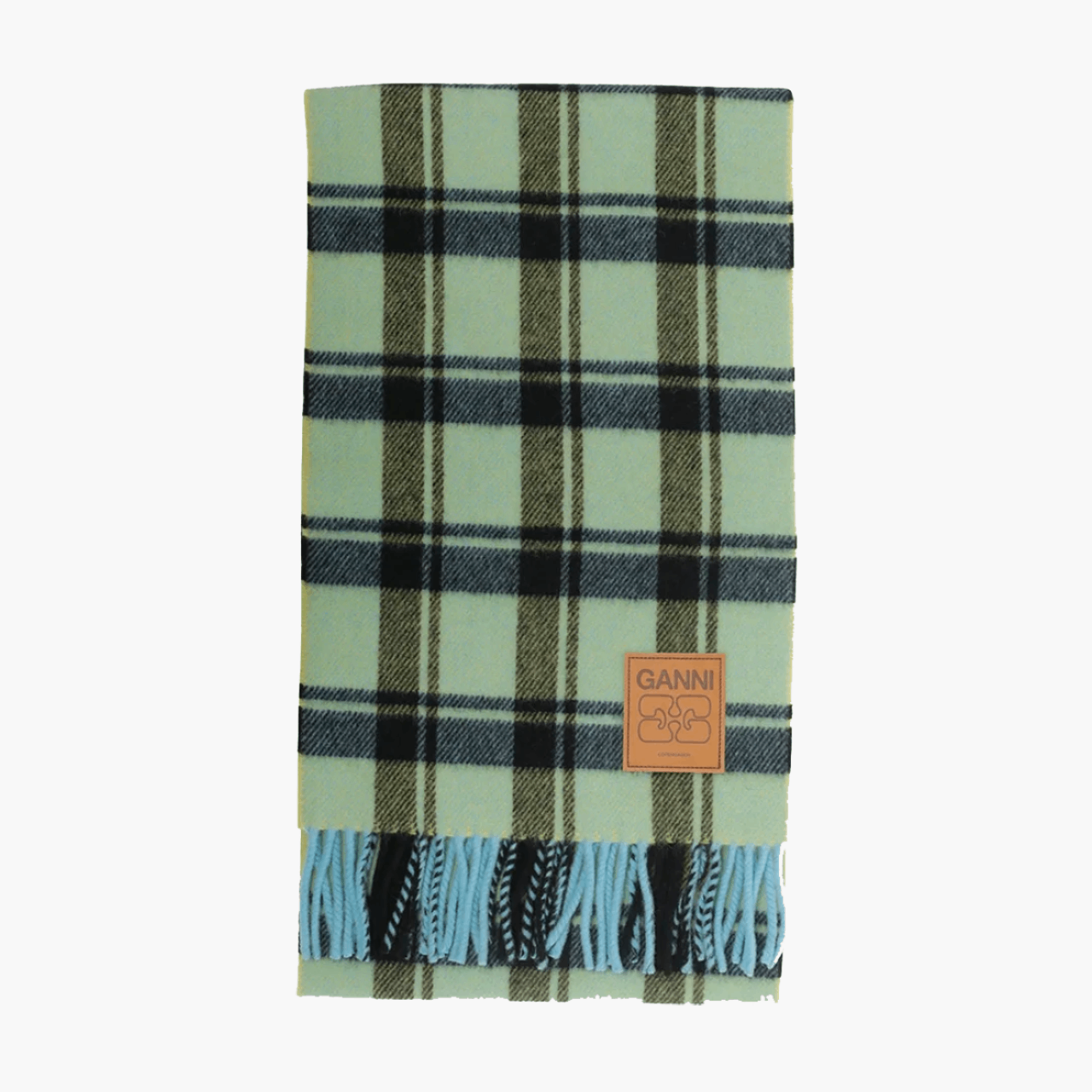 Écharpe Ganni Check Double Face