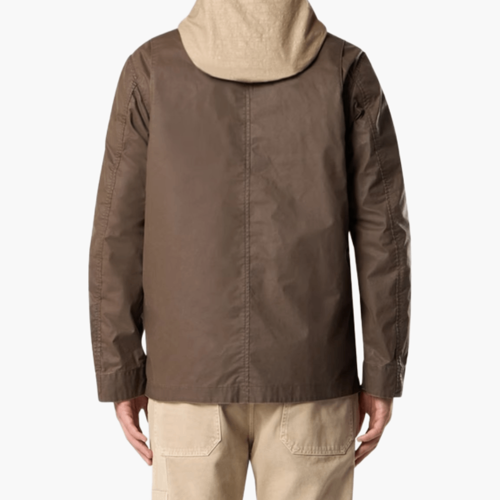 Field jacket en coton ciré