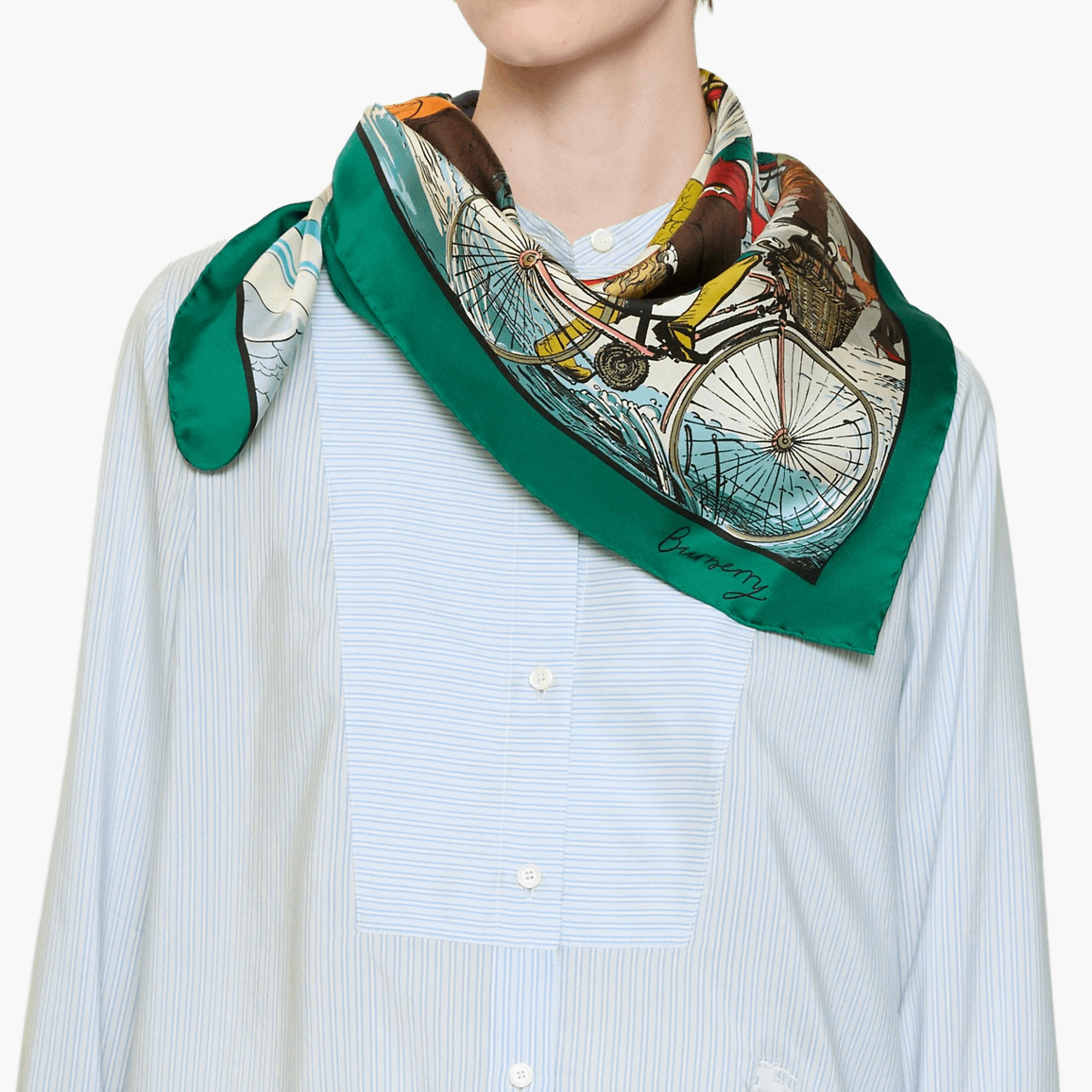 Foulard soie “Raining Cats & Dogs”