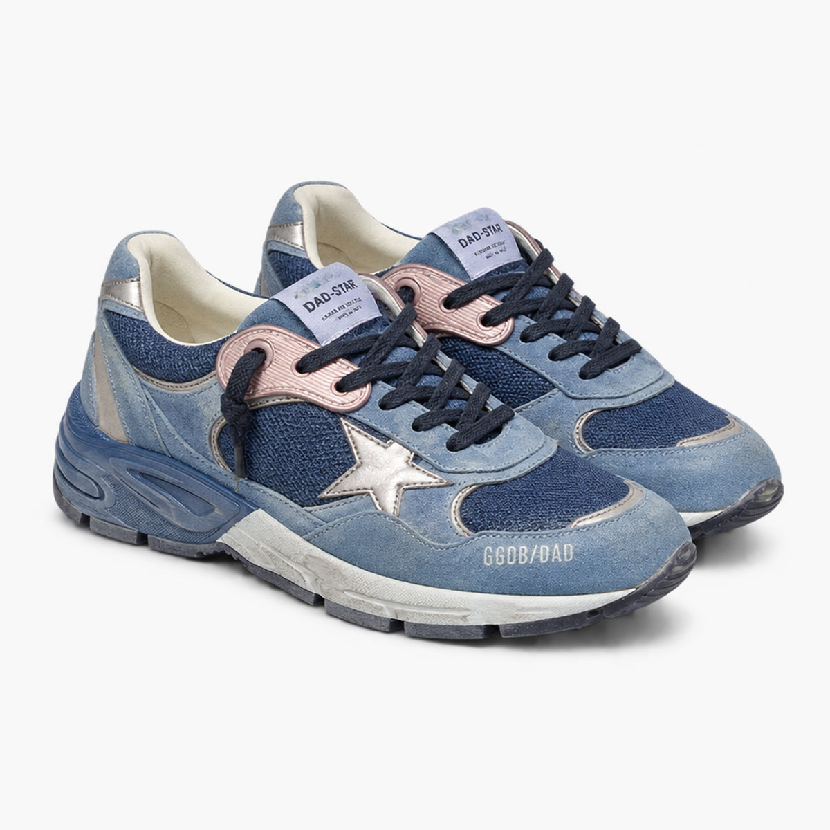 sneakers Dad Star Bleu Denim/Argent
