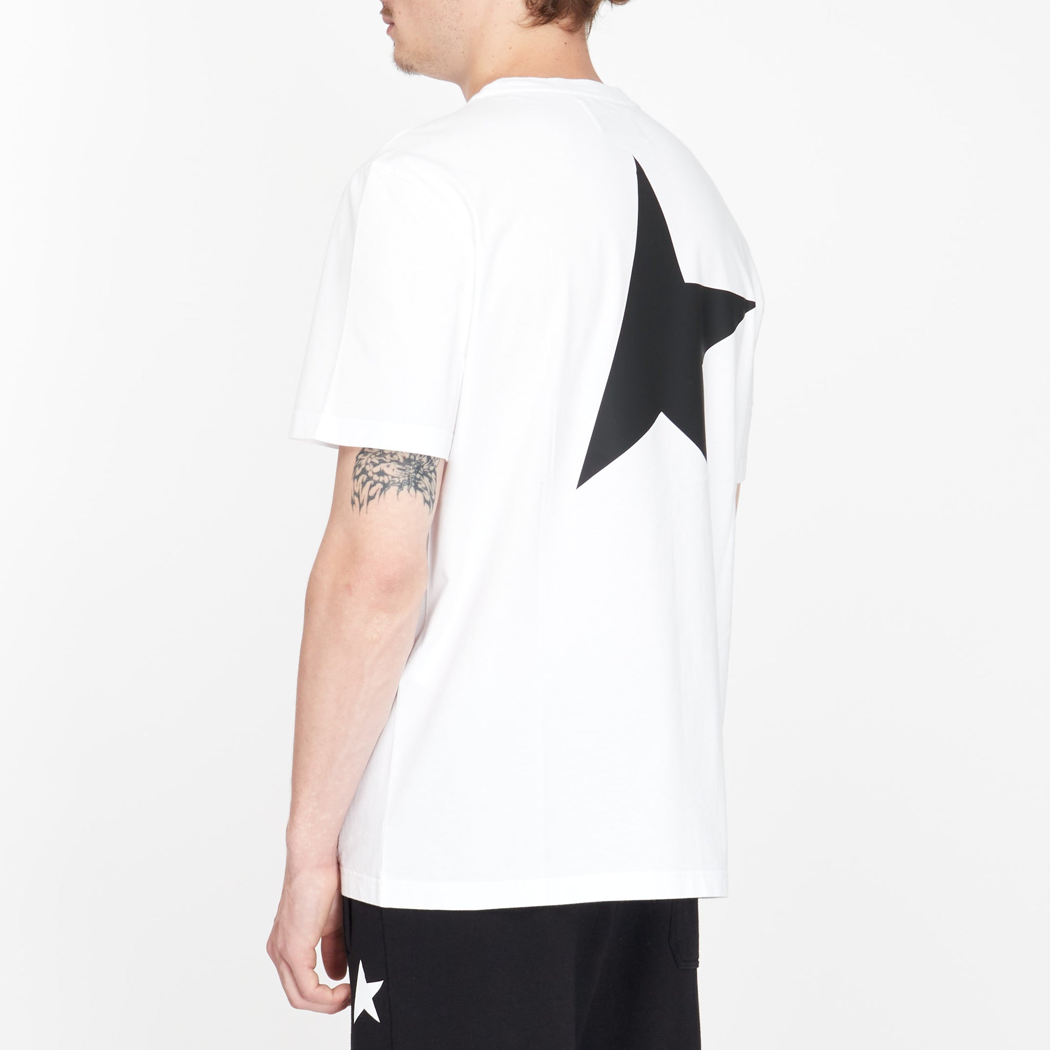 Tee Shirt Golden Goose à Logo Étoile Noir