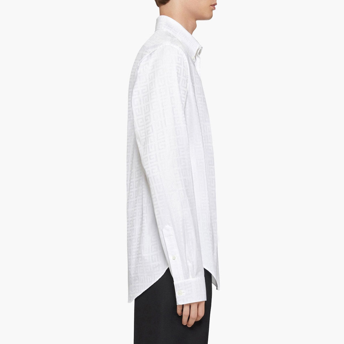 Givenchy White 4G Cotton Shirt